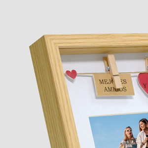 Marco Clips Madera