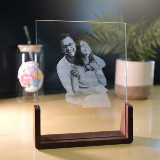 Retrato Grabado Rectangular