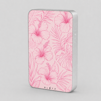 Hibisco Rosa – Powerbank magnético