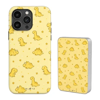 Pack Dinos Miel – Carcasa y Powerbank magnético