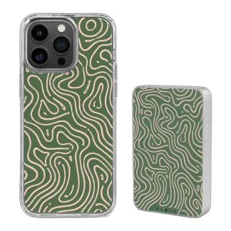 Pack Laberinto Verde – Carcasa y Powerbank magnético