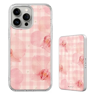 Pack Orquídea Perla – Carcasa y Powerbank magnético