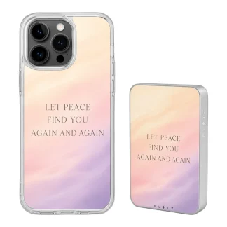 Pack Paz Pastel – Carcasa y Powerbank magnético