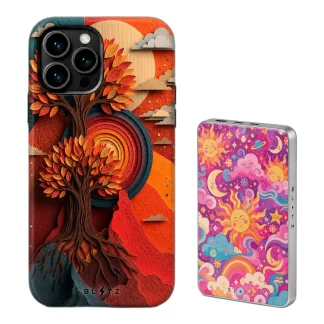 Pack Sol Arcoiris – Carcasa y Powerbank magnético