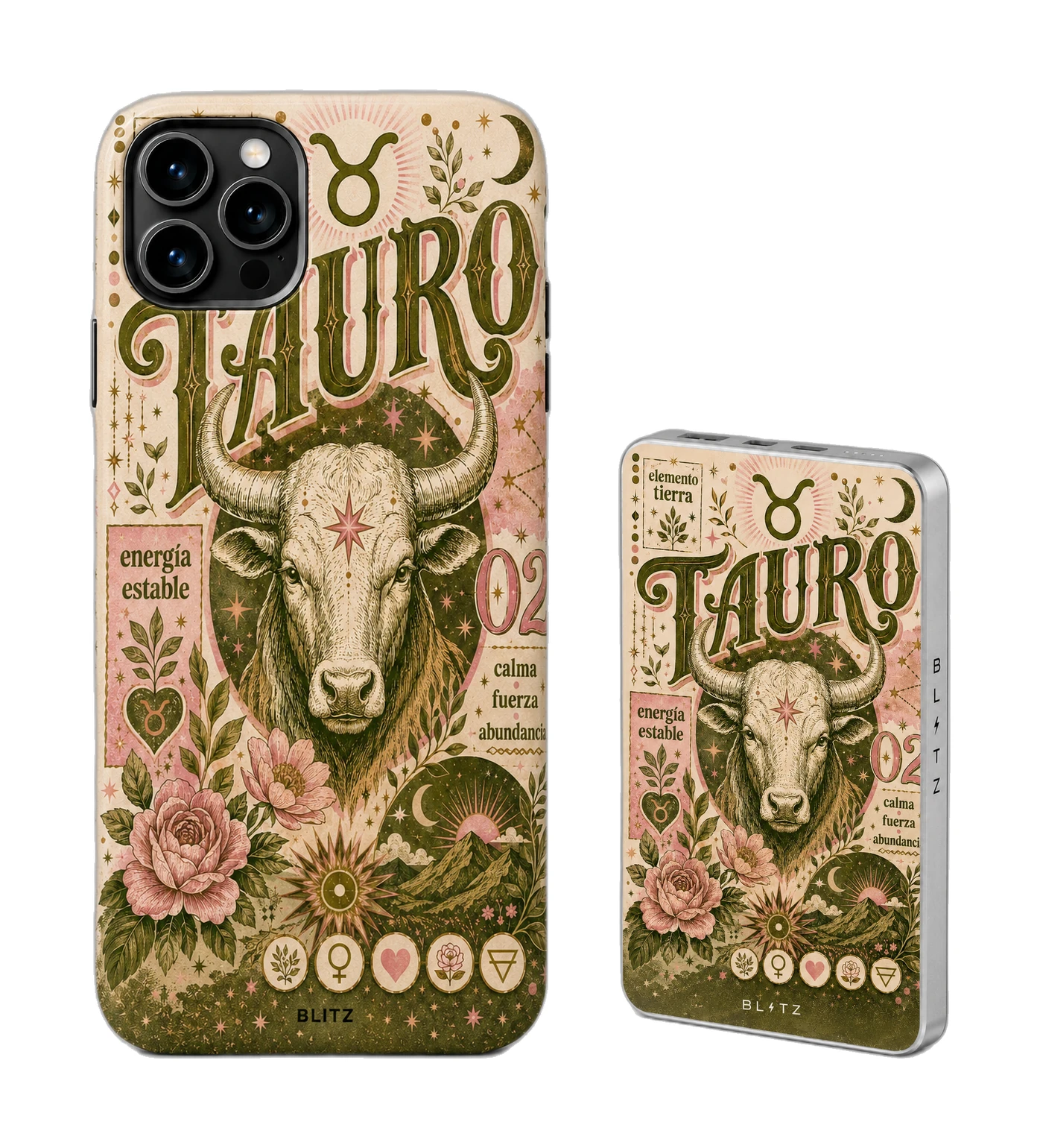 Pack Tauro Oráculo – Carcasa y Powerbank magnético